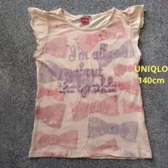 UNIQLO　ノースリーブTシャツ　140cm 　　バービー