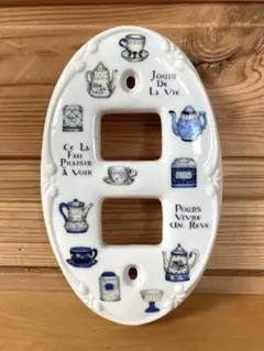 スイッチカバー　陶器