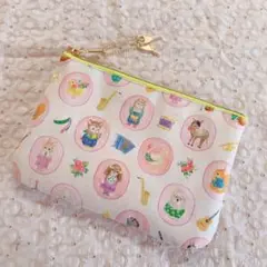 ユキエモン　22fabric ハンドメイド　ポーチ