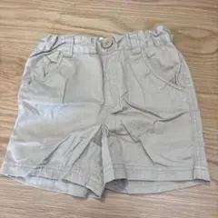 ベージュ コットンショートパンツ 100%
