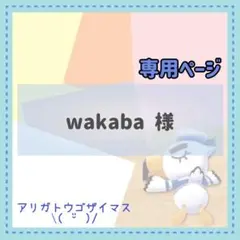wakaba様 リクエスト 2点 まとめ商品