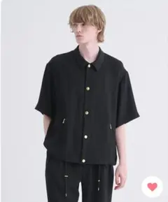 【新品未使用】クルニ 別注 short sleeve coach jacket