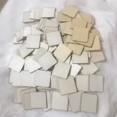 木製スライス 正方形 木材チップ カード 装飾 ​4 X 4 cm 100枚入