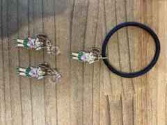 セーラージュピターイヤリング　ヘアゴム
