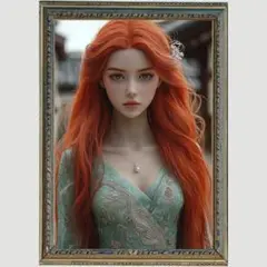 Ｐ1043 女神様　　【開運•風水•絵画風・ヒーリングアート】