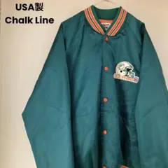 ChalkLine マイアミ・ドルフィンズ ボンバージャケット　スタジャン ChalkLine マイアミ・ドルフィンズ ボンバージャケット スタジャン