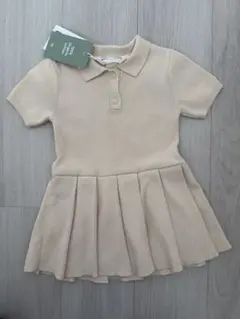 H&M オーガニックコットン 半袖ポロワンピース