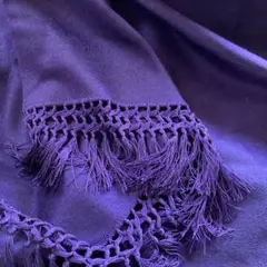 藤井毛織 フジイケオリ レディース ストール カシミヤ フリンジ