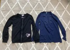 黒と紺トップス セット