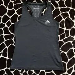 adidas climachill タンクトップ ダークグレー　M レディース