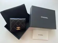 美品 CHANEL シャネル◆二つ折り財布