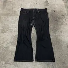 00s y2k EDWIN archive flare denim 鬼フレア 黒