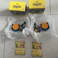 マクドナルド ハッピーセット ピカチュウ ポケモンカード プロモ2枚ルカリオ2個