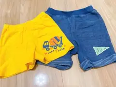 ミキサートラックデザインショートパンツセット　90㎝