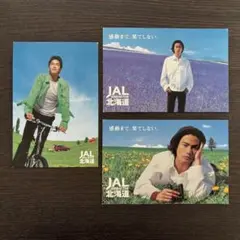 非売品 ビンテージ JAL北海道 日本航空 竹野内豊 大型ポスター 当時物 希少 非売品 ビンテージ 日本航空 JAL北海道 竹野内豊 大型