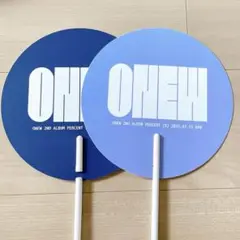 SHINee ONEW オニュ PERCENT POPUP うちわ 2種