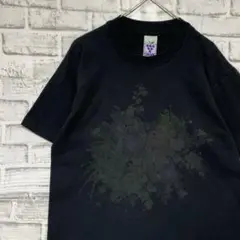 USA製90sヴィンテージTシャツ！シングルステッチ　ブラック半袖古着M722