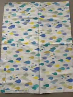 しずく柄　ドロップ　シーチング生地