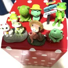カエルキャラクター フィギュアセット7体