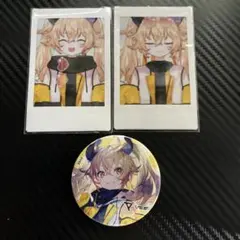 Vtuberチェキ缶バッジカガセ・ウノ