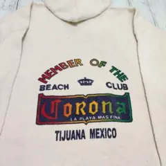 美品‼️メキシカンパーカー　Corona Beach Club パーカー　虹色