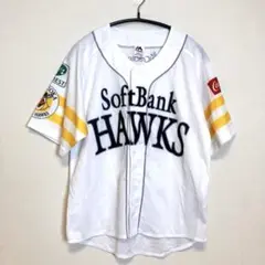 SoftBank HAWKS　ユニフォーム　白　応援グッズ　S　野球観戦