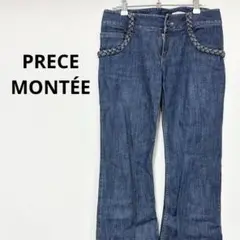 PRECE MONTÉE デニム　ジーンズ　青　長ズボン　Mサイズ　シンプル