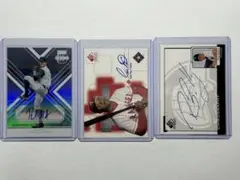MLBカード　サインカード　3枚