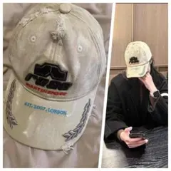 Martine Rose Rolled Back Logo Cap