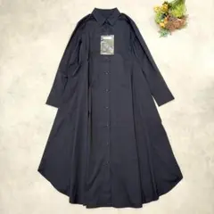 25ss 新品 コットンハイパワーブロードシャツワンピース レキット