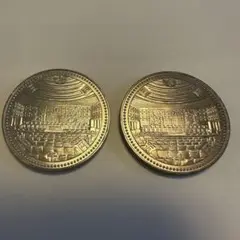 【美品】裁判所制度100周年記念プルーフ銀貨 裁判所制度100周年記念 平成2年 5000円銀貨 プルーフ銀貨 未使用 2枚