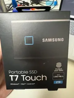 2TB Samsung T7 Touch MU-PC2T0K/IT ブラック新品