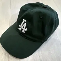 MLB ドジャース LA キャップ グリーン　緑　帽子
