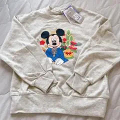 【新品未使用】Disney ミッキーマウス トレーナー 130男の子お正月