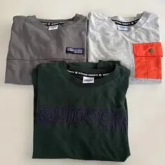 OUTDOOR Tシャツ 3枚セット 140サイズ