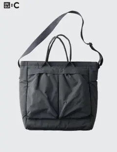 美品★UNIQLO 2WAYユーティリティバッグ★ブラック