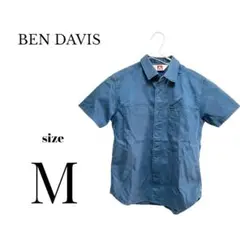 即日発送！古着 BEN DAVIS 半袖 ワークシャツ Mサイズ