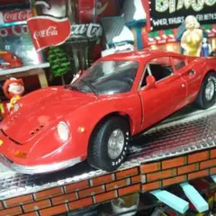 京商1/18【マテルエリート】フェラーリディーノ246GTLM1972新品未開封 京商 フェラーリ ディーノ246GT 紺 - ル・プティ・モンド 小さな