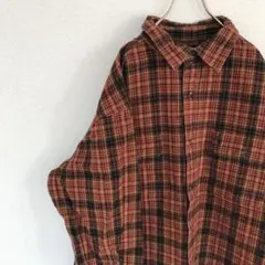 USA古着 カーハート carhartt オーバーサイズ ネル シャツ