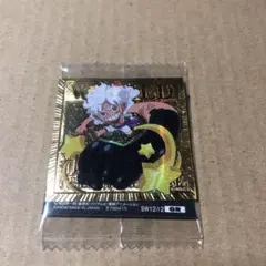 ワンピースウエハースシール　ゴールドパラレル表面ニカ、裏面シキ‼️