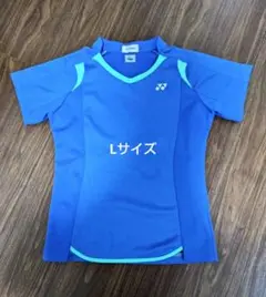 YONEXヨネックス 吸汗速乾 Vネックウェア 青　Lサイズ