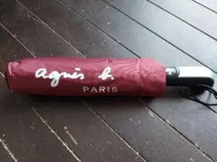 【未使用】agnès b. バーガンディ 折りたたみ傘