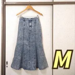 【美品】しまむら マーメイドスカート M デニム