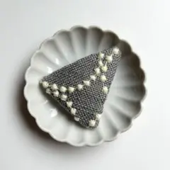 ハンドメイド　パッチンピン　タンバリン　no.11 ミナペルホネン