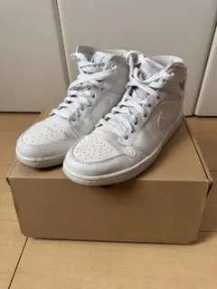 NIKE AIR JORDAN 1 MID WHITE/COOL GRAY