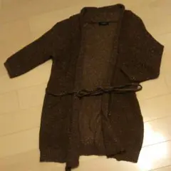 LOUNIE メッシュロングカーディガン