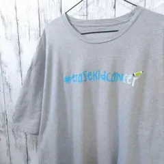 CookChildren's US 古着 Tシャツ 2XL相当 グレー ゆるだぼ