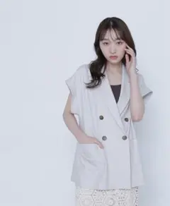 早い者勝ち！NATURAL BEAUTY BASIC ダブルブレストボクシージレ
