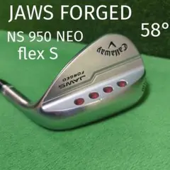 ジョーズフォージド 58° NS950NEO S キャロウェイウェッジ JAWS