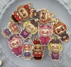 ブブ　アクリル　ヘアクリップ　2個セット